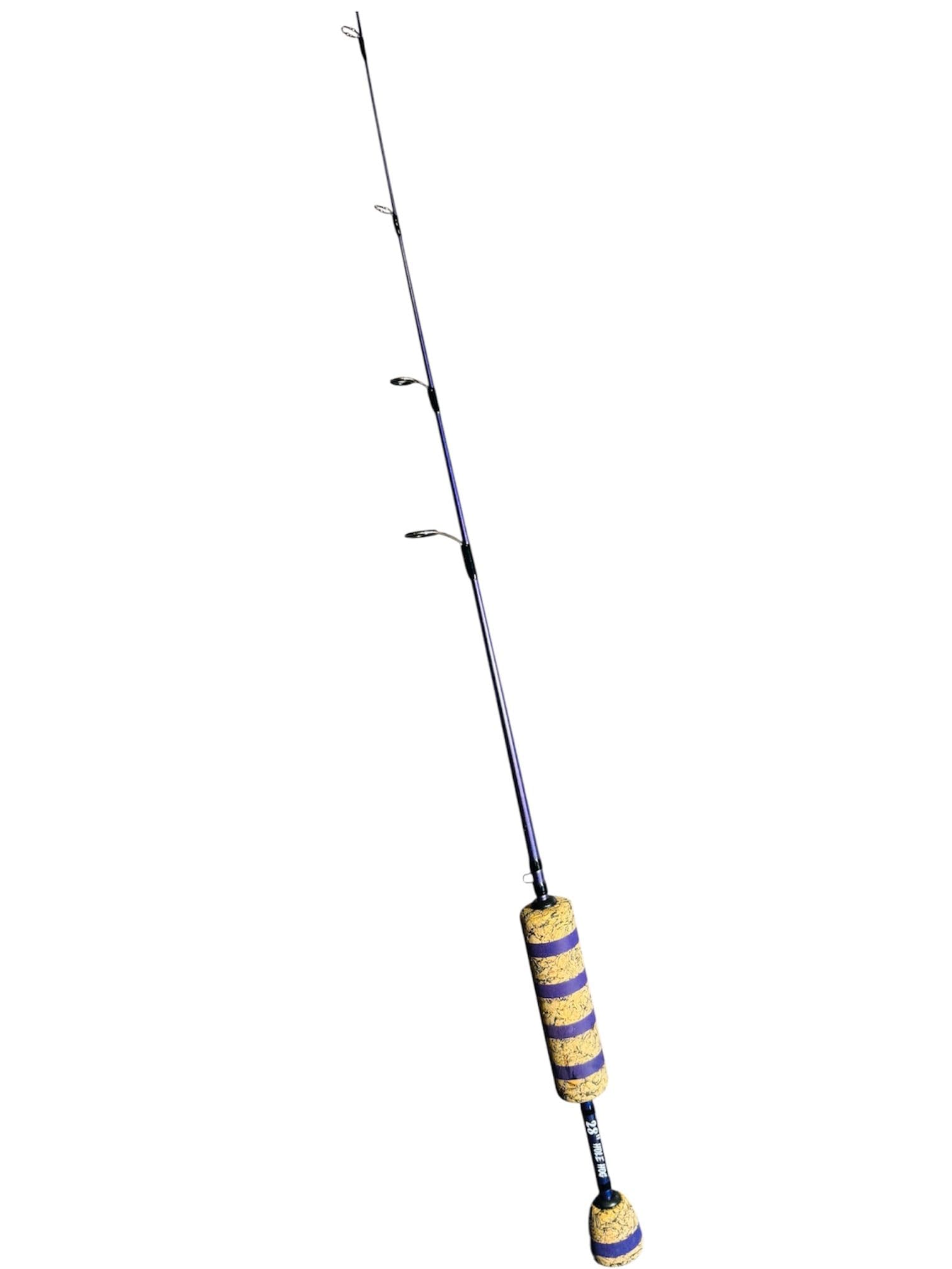 28" Metallic Purple Hole Hog, Black Thread, Custom Cork/Purple EVA Mix Split Grip