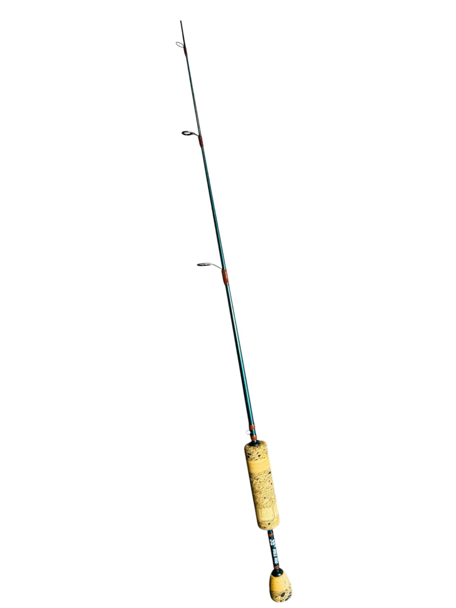 32" Metallic Green Hole Hog, Brown Thread, Custom Cork Split Grip